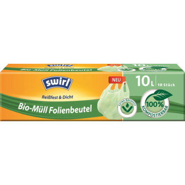 Swirl Müllsack Bioabfall 205615 Folie 10l 10St
