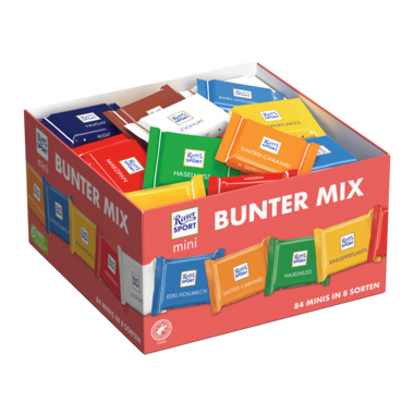 Ritter Sport Schokolade Mini 60484A 84 Stück