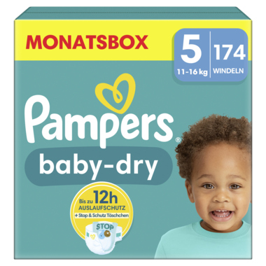 Pampers Windel Baby Dry 40785089 Gr.5 Junior 174St.