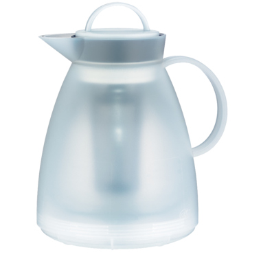 alfi Isolierkanne Dan Tea/1935011100, weiß gefrosted, Inh. 1,0 l