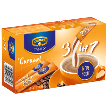 KRÜGER FAMILY Kaffee 3in1 10028621 Caramell 10St