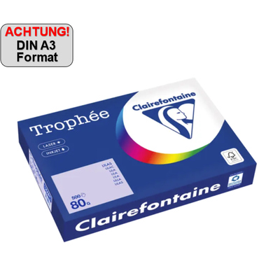 Clairefontaine Kopierpapier 1250PC A3 80g lila 500Bl