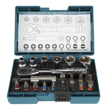 Makita Ratschen-Bit-Set B-54081