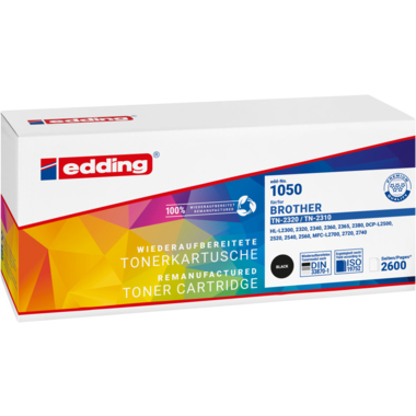 edding Toner 18-1050 wie Brother TN-2320 schwarz