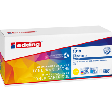 edding Toner 18-1019 wie Brother TN-325Y gelb