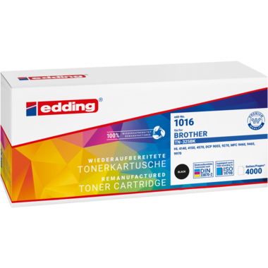 edding Toner 18-1016 wie Brother TN-325BK schwarz