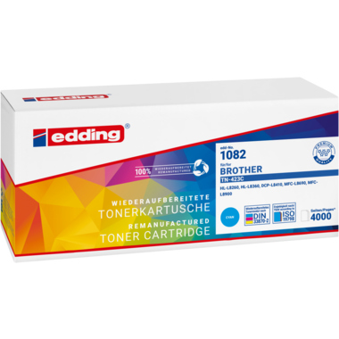 edding Toner 18-1082 wie Brother TN-423C cyan