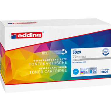 edding Toner 18-5029 wie Kyocera TK-580C cyan