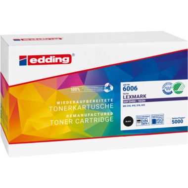 edding Toner 18-6006 wie Lexmark 50F2H00/50F2H0E schwarz