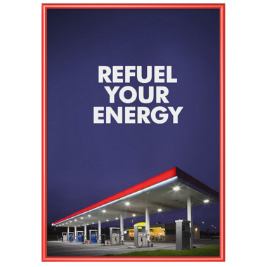 Showdown Klapprahmen A0 Gehrung 25mm rt