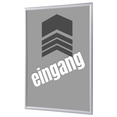 Showdown Klapprahmen A1 Eingang de gr