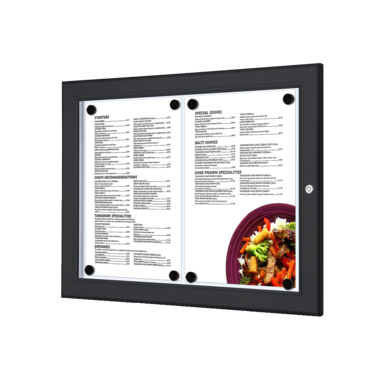 Showdown Menükasten Outdoor 2xA4 sw