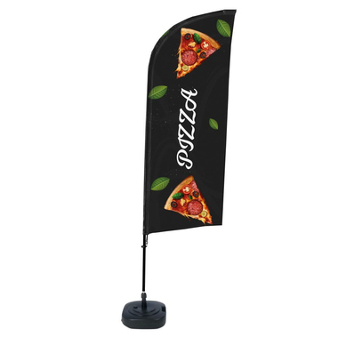 Showdown Beachflag Pizza