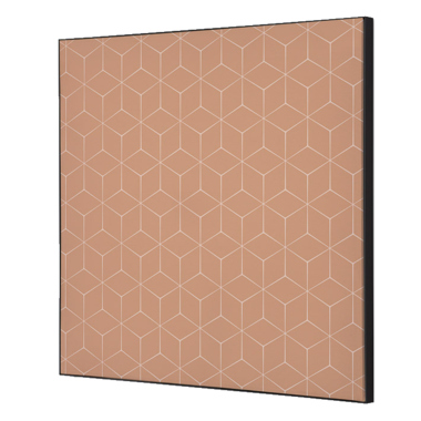 Showdown Wanddekoration Set 40x40cm Hexagon be