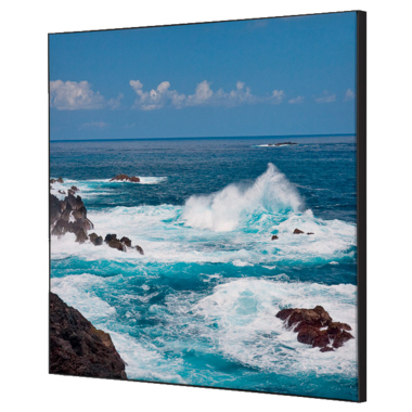 Showdown Wanddekoration Set 40x40cm Meereswellen