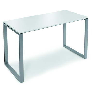 Stehtisch 160x80x110cm Gestell si Platte ws