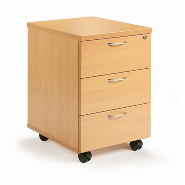 Rollcontainer 3xSchub 58,5x40,7x50cm buche