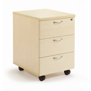 Rollcontainer 3xSchub 58,5x40,7x50cm ahorn