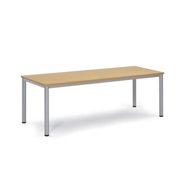 Besprechungstisch 200x80x72cm Gestell si Platte buche