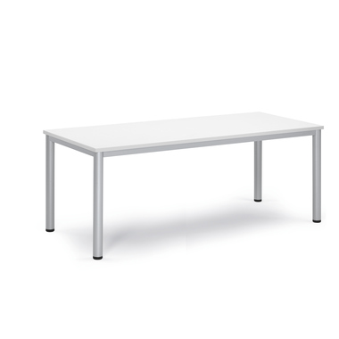 Besprechungstisch 180x80x72cm Gestell si Platte ws