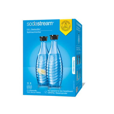 SODASTREAM Glaskaraffe 10000175 0,6l 2 Stück