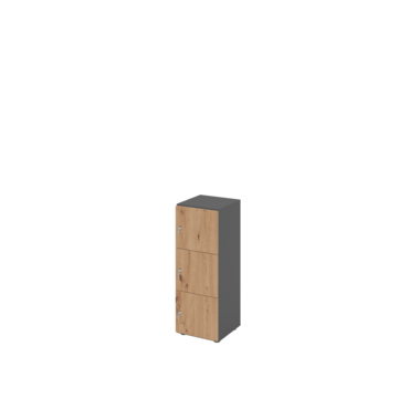 Hammerbacher Schliessfachschrank 3OH 3xDS gp/ei