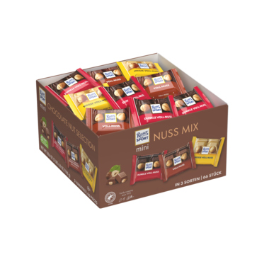 Ritter Sport Schokolade Mini Nuss Mix 3387 sort 1100g