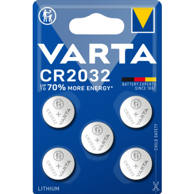 Varta Knopfzelle 06032101415 CR2032 5St