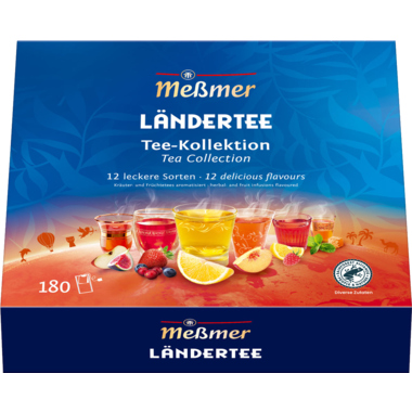 Meßmer 108555 Meßmer Tee Ländertee Collection Box 180St