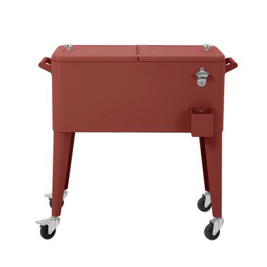 BEST Kühlbox auf Rädern Icy 91371 Terrakotta