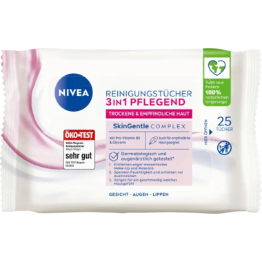 NIVEA Reinigungstuch 3in1 81906 25St