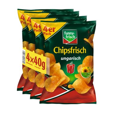 funny-frisch Chips ungarisch 4x40g