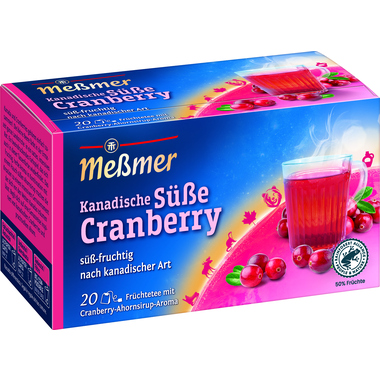 Meßmer Tee Kanadische Süße Cranberry 107294 20St