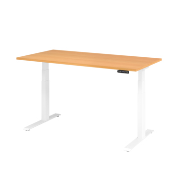 Hammerbacher Schreibtisch el 160x80cm ws/buche