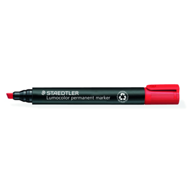 STAEDTLER Permanentmarker Lumocolor 350-2 1-5mm Keilspitze rot