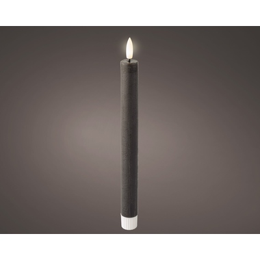 LUMINEO 489174 Lumineo Spitzkerze Wachs LED gr 2St