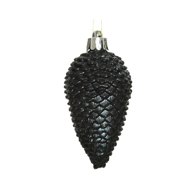 DECORIS 028633 Decoris Zapfen Mix sw 6St