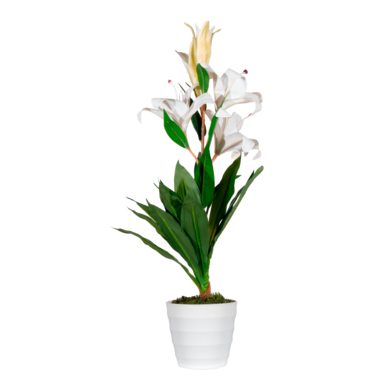 Paperflow Kunstpflanze PALYS65 Lilienblume 65cm