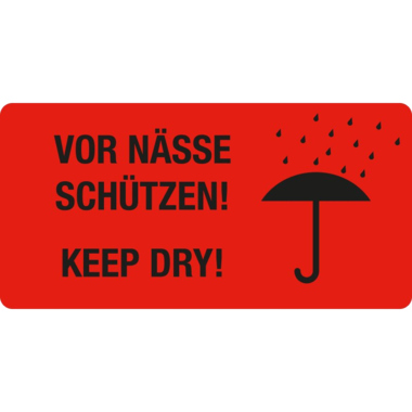 EICHNER Etikett 9220-00081-002 Vor Nässe schützen 250St