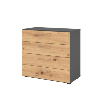 Hammerbacher Regal 2OH 4Schübe gp/Asteiche