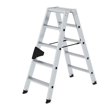 MUNK Stehleiter 40228 beidseitig 2x5Stufen