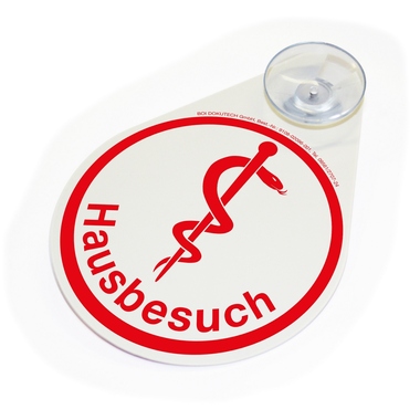 BOI Hinweisschild Hausbesuch 9108-02096-001 rt