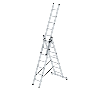 MUNK Mehrzweckleiter 11107 3tlg nivello-Traverse 3x7Sprossen