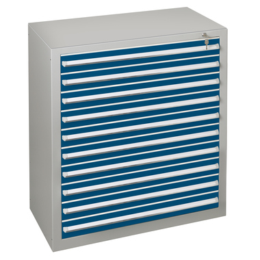 SCHULTE Schubladenblock 36287 110cm 10Schübe lgr/bl