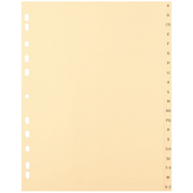 without brand 1116 Register A4 voll 20tlg A-Z ch
