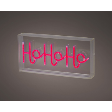 LUMINEO 489936 Lumineo Neon Schild HoHoHo LED