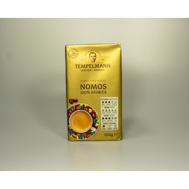 TEMPELMANN Kaffee Nomos 110387 gemahlen 500g