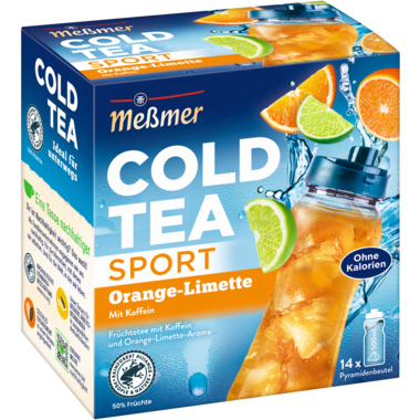 Meßmer Tee COLD TEA SPORT 108244 Orange-Limette 14St