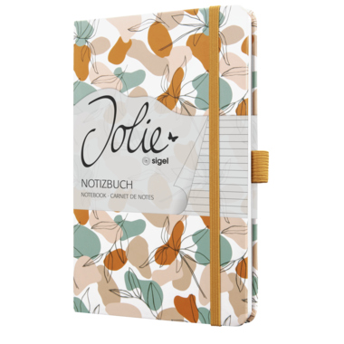 SIGEL Notizbuch Jolie JN359 A5 lin Summer Linear Leaves