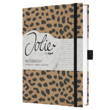 SIGEL Notizbuch Jolie JN851 A5 lin Pure Cheetah